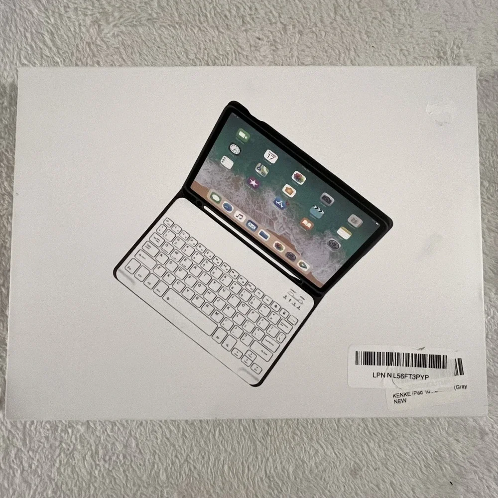 Kenke Wireless Keyboard Case iPad 10th Generation (10.9 inch) Gray